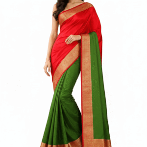 Mohar Woven, Paisley Kanjivaram Pure Silk Saree (Multicolor)