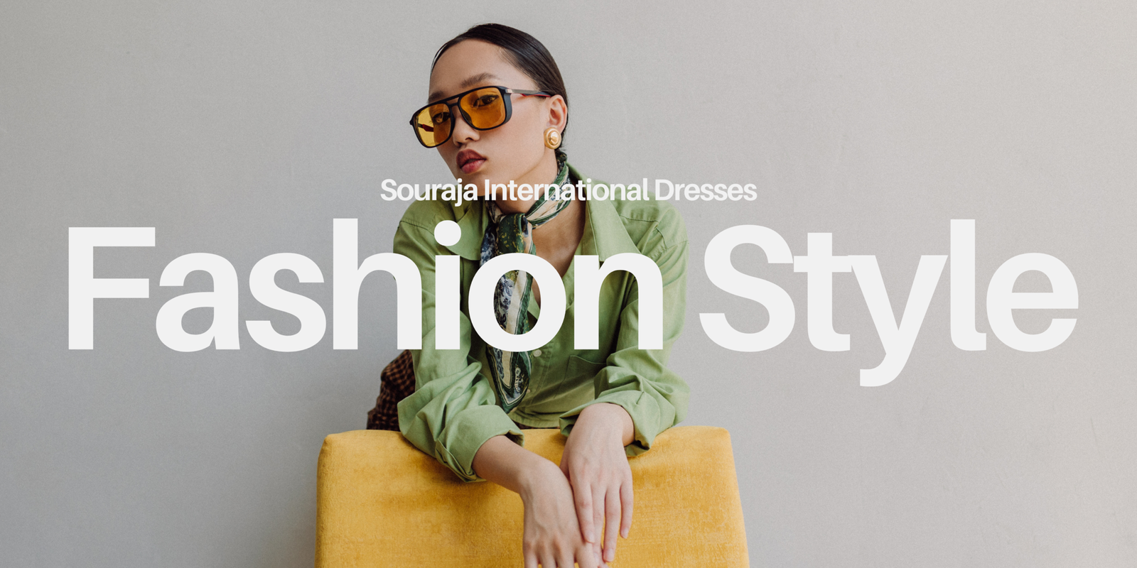 Gray and Black Minimalist Fashion Style Banner