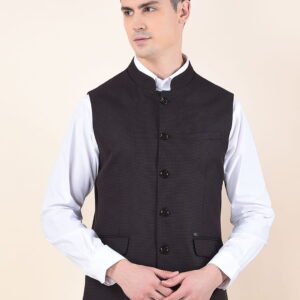 Mandarin Collar Waistcoat