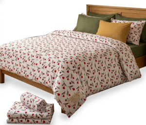 Mohar Cotton King Flat 0 TC Floral 1 Bedsheet (Multicolor)