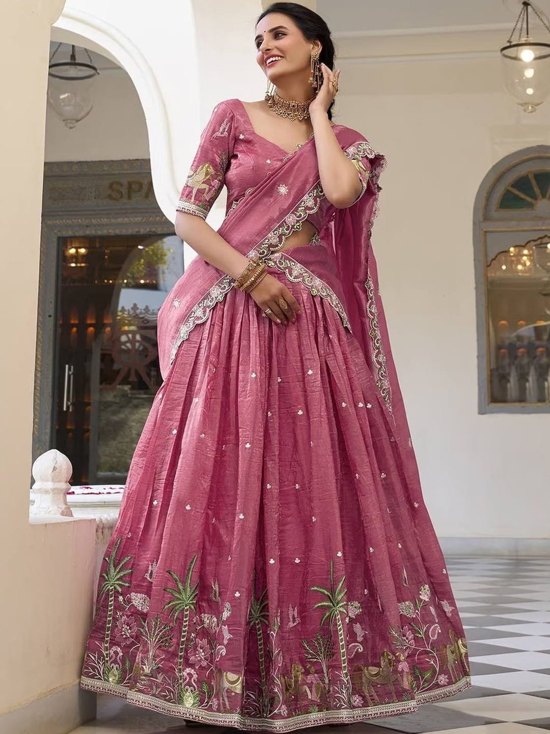 Semi-Stitched Lehenga
