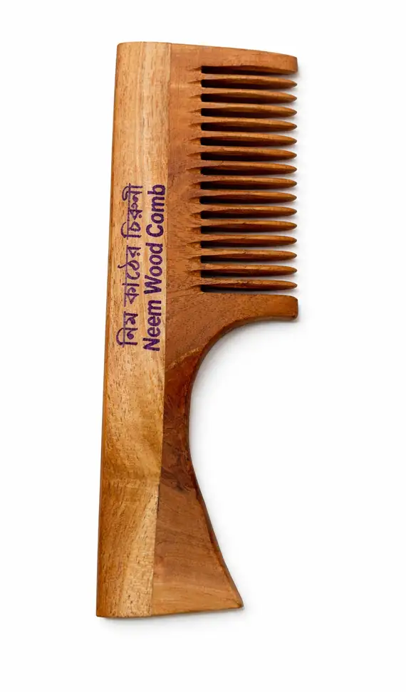 mohar neem wooden comb s 2
