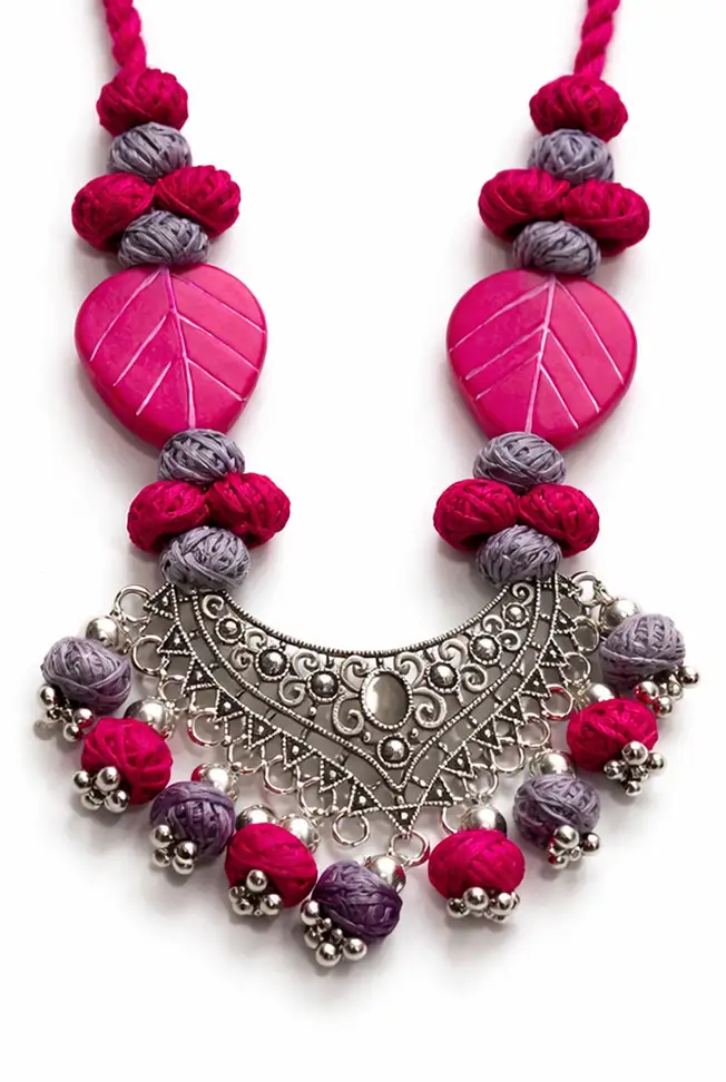 mohar Jute Necklace Set nack s 24 - Image 2