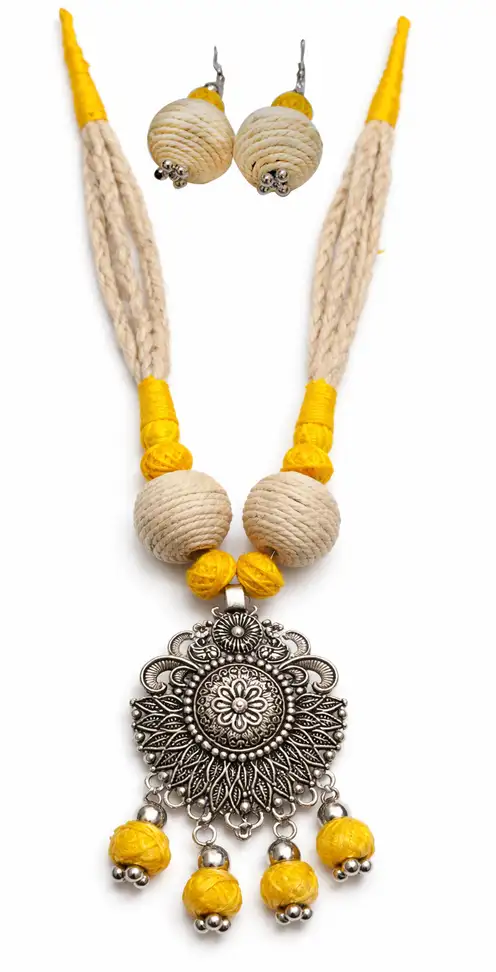 mohar Cotton Dori Necklace Set nack s 10 - Image 2