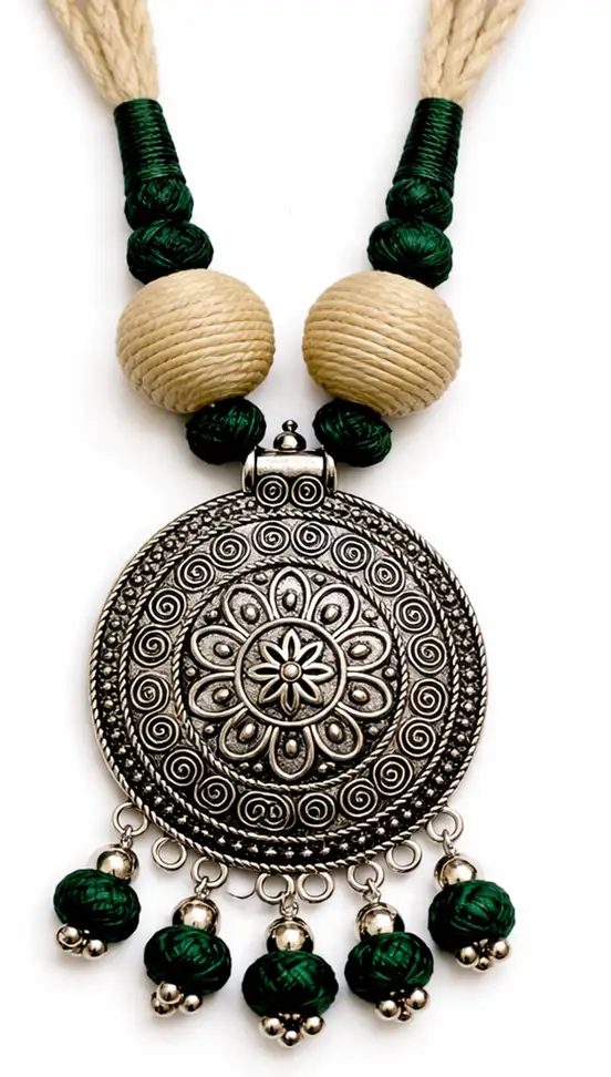 mohar Cotton Dori Necklace Set nack s 11 - Image 2