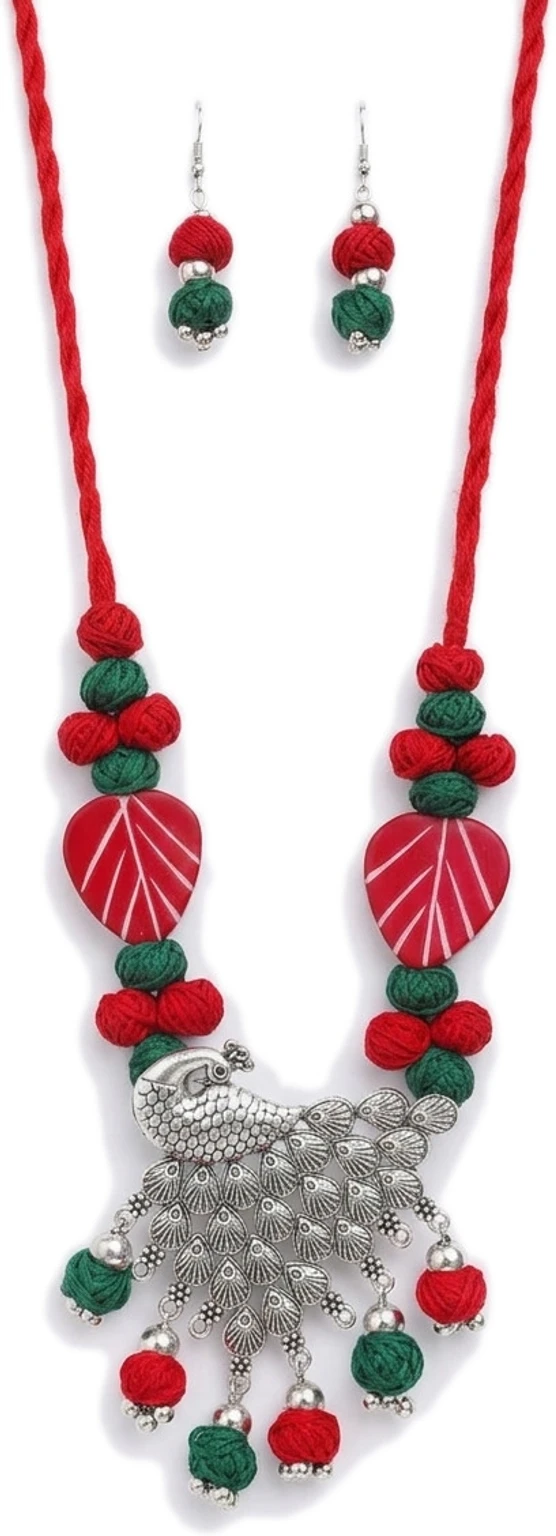 Mohar Dori Multicolor Jewellery Set nack f 14 - Image 2
