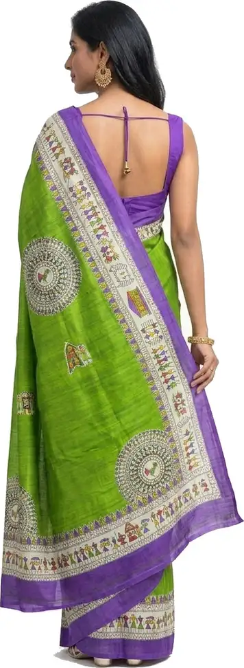 Mohar Woven Assam Silk Pure Silk Saree with Unstitched Blouse - Image 2