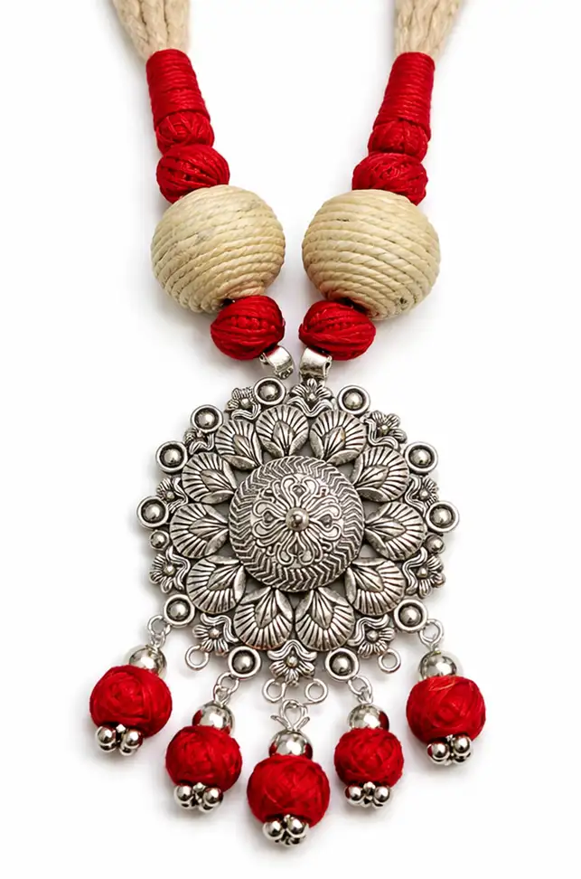 mohar Cotton Dori Necklace Set nack s 12 - Image 2