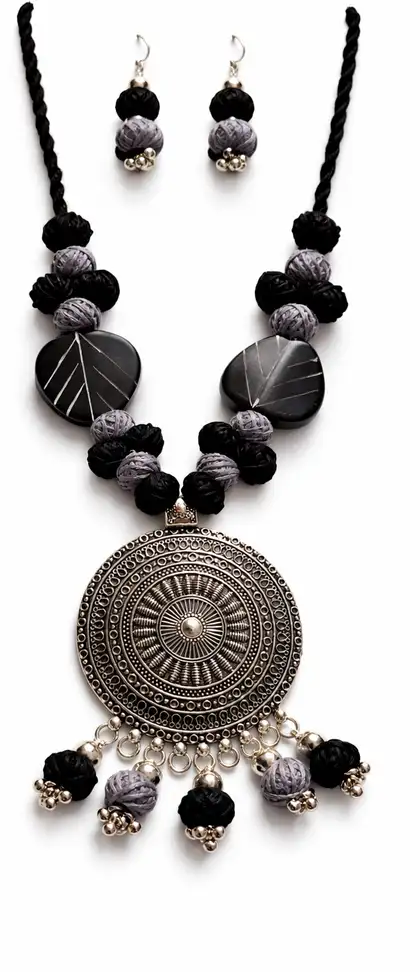 mohar Jute Necklace Set nack s 23 - Image 3