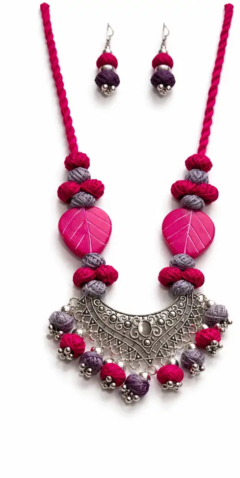 mohar Jute Necklace Set nack s 24 - Image 4