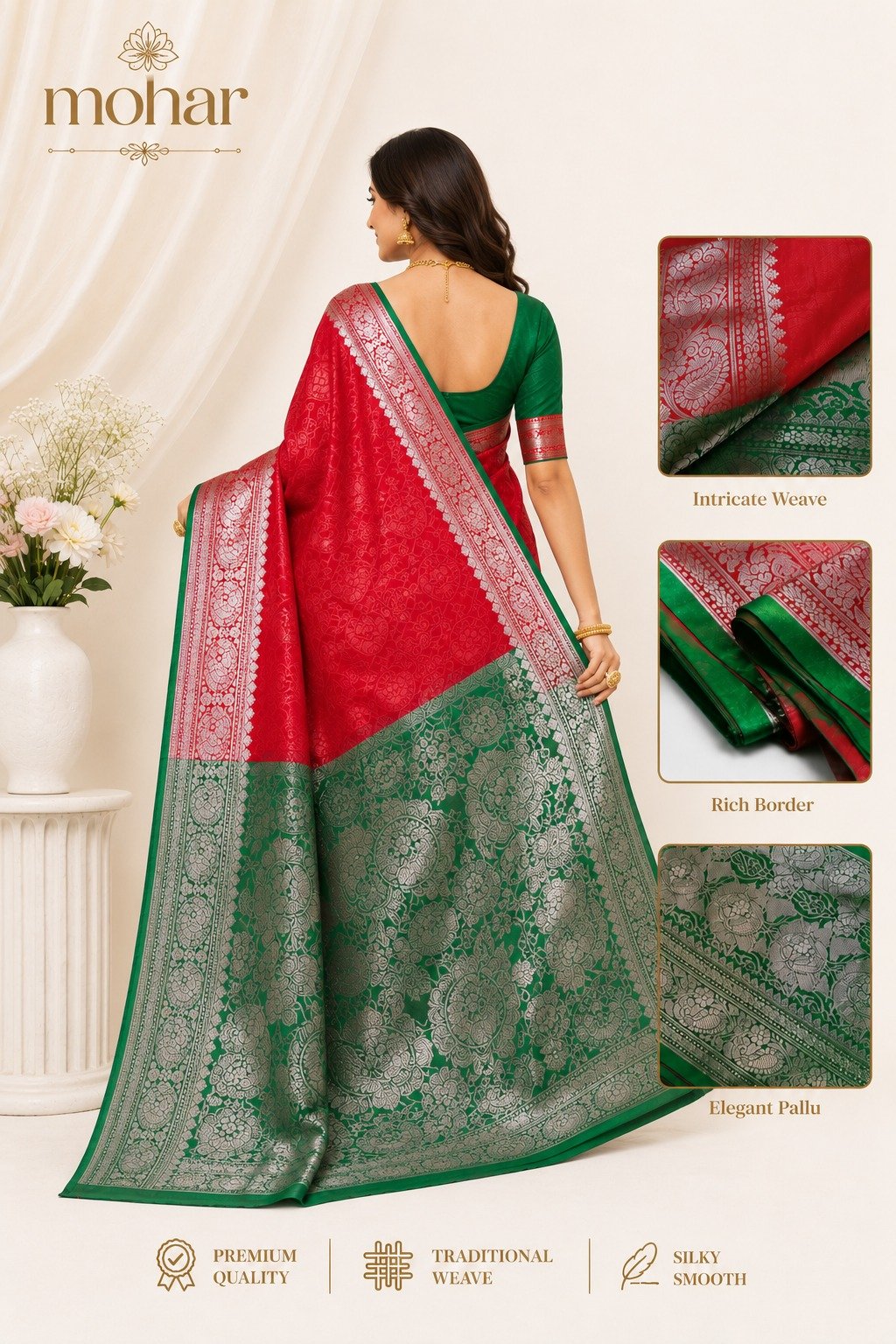Mohar Premium Traditional Silk Saree