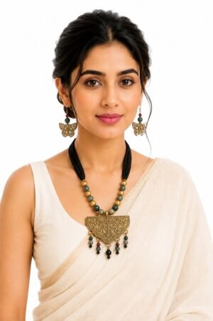 MOHAR Handcrafted Butterfly Jewellery Set