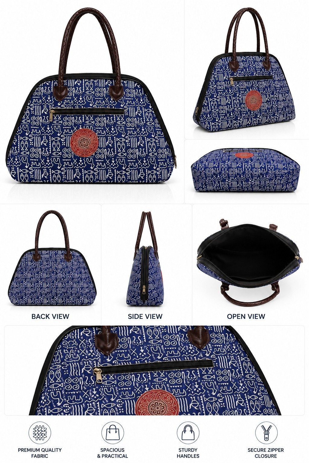 Premium Printed Handbag – Stylish Everyday Carry Bag - Image 4